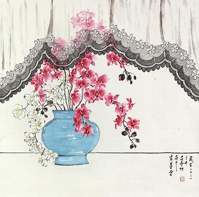 _莊壹竹-等風吹70×70cm2021紙本