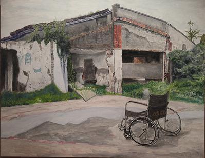 4-13廢墟裡的輪椅