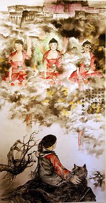 福智讚頌集-異想世界水墨創作研究-19