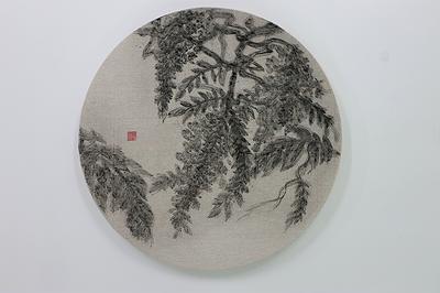 疊韻 40x40cm2019凹版麻布
