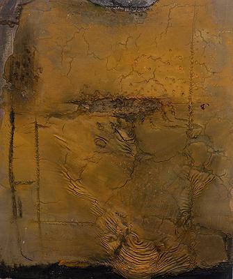 〈時間在牆的痕跡〉1，150x123cm的封面圖