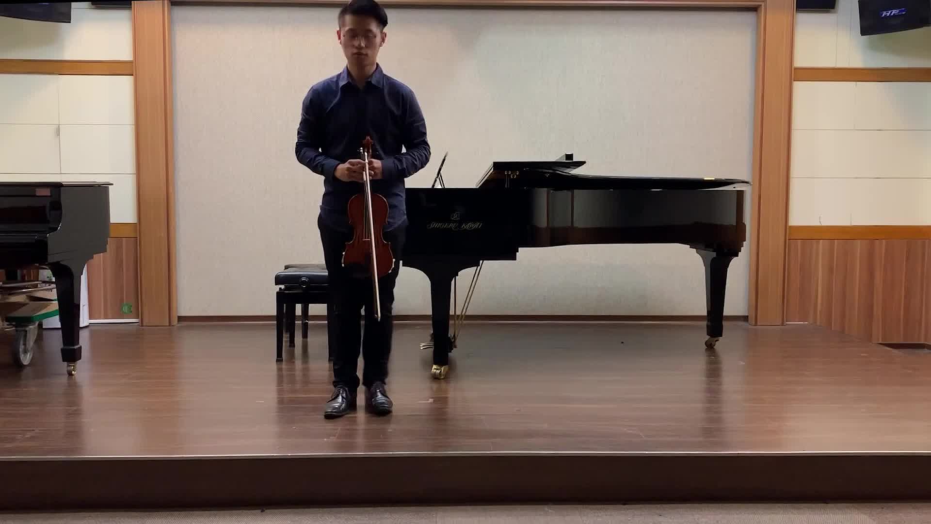 Ping-Hsiang,Chang violin recital's Cover