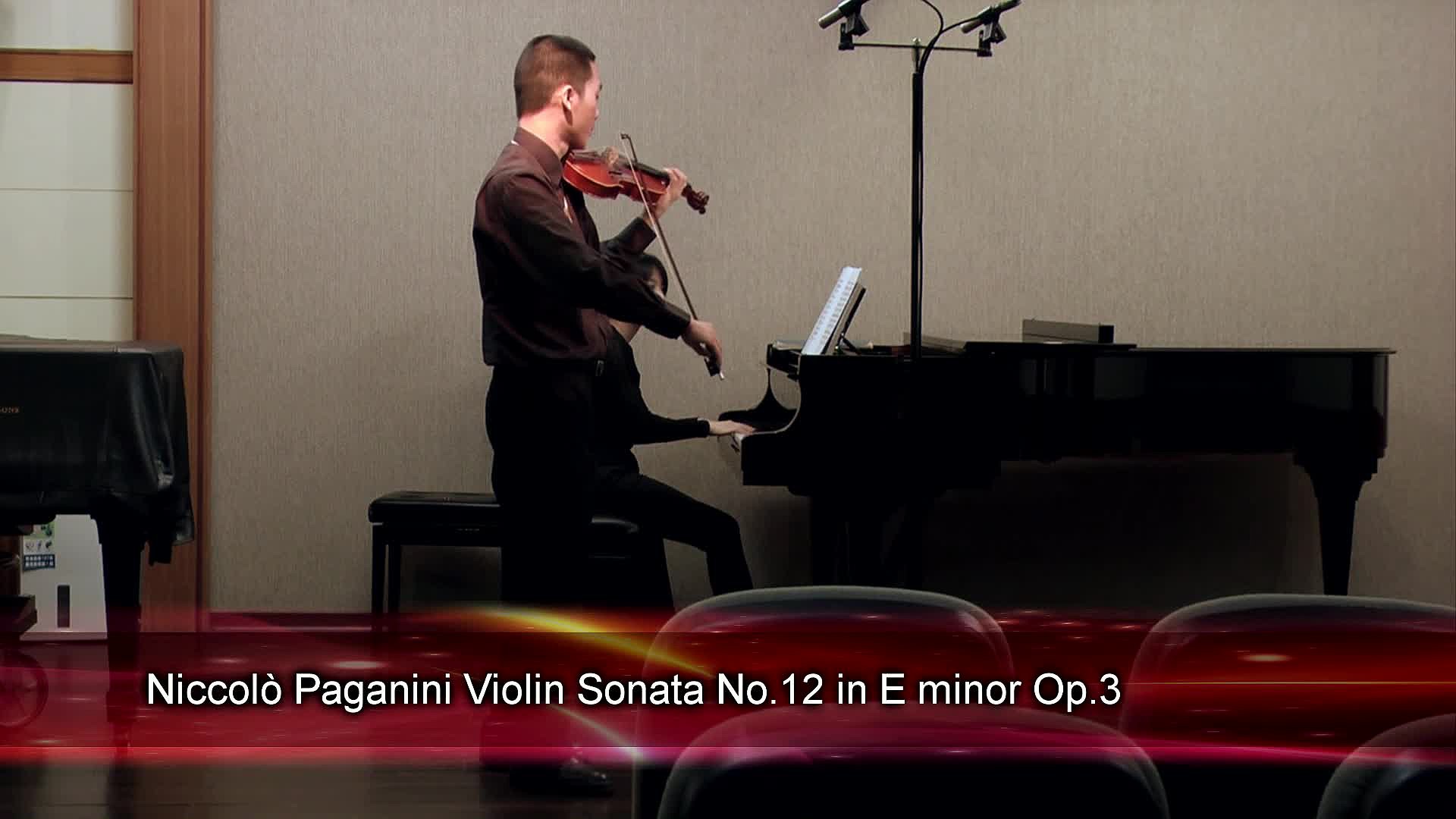 04 Niccolò Paganini Violin Sonata No12 in E minor Op3