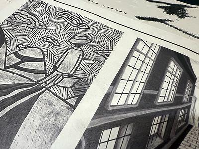 路上有人-書衣紙材