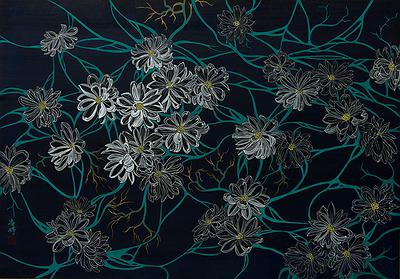 思念的細胞2夜念，55×79cm，2015年的封面圖