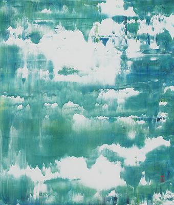 "When the black or white", virtual real or real virtual-Abstract painting by mixing Calligraphy, Chinese ink and Ceramic materials.'s Cover