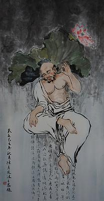 羅漢造像─陳彥廷水墨繪畫創作研究-5心經