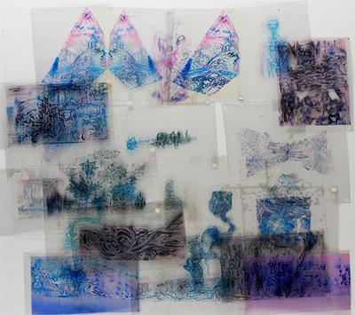 〈Fuge〉，2013年，手繪，輸出，103×112cm。的封面圖