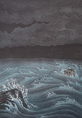 作品4-三色靜界-憂鬱的波動