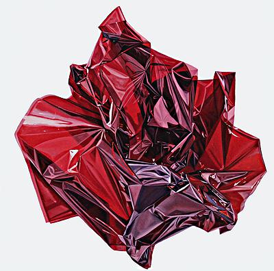 擬真的形式－王秀繪畫創作論述-55x55 紅