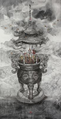 Fasting of the Heart and Sitting in Forgetfulness A Study on Humanistic Images in Ink Paintings's Cover
