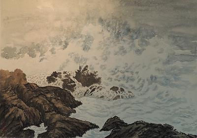 臺灣海濤與海石之美–驚濤拍岸,捲起遷推雪