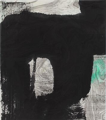 "When the black or white", virtual real or real virtual-Abstract painting by mixing Calligraphy, Chinese ink and Ceramic materials.'s Cover