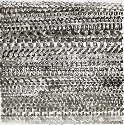 浪四步（一） 120×120cm  墨.宣紙.裱板   2015