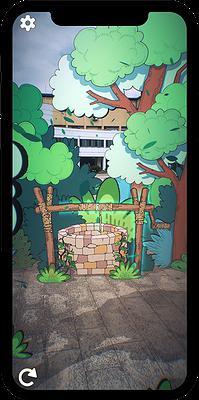 遊戲聯想空間應用於擴增實境行動遊戲之創作《誰是大野狼》-示意圖2