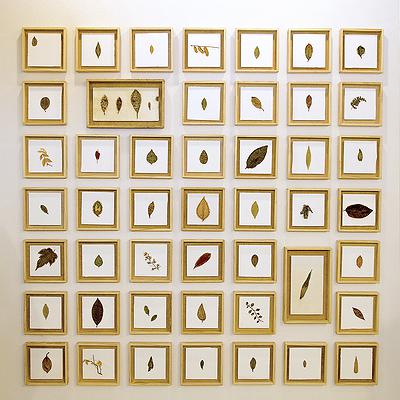 多線創作的首拍：陳昱廷創作研究 陳昱廷，〈P.S. (_____)〉，銅箔、銅線、葉子、水彩紙、木頭，各18x18cm(共 45 個)、各 32x19cm(共 2 個)，2016。1的封面圖