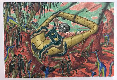 作品18 墜落的飛船