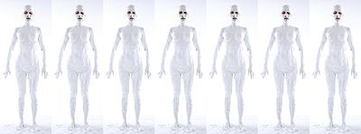 〈皮囊 Ⅰ〉，2017，樹酯、影像