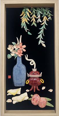 Chinese New Year elegant objects paintings: A Study on Koji Pottery Creation's Cover
