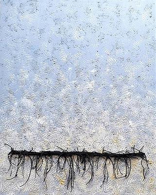 吳淑幸，《黑色崛起》系列I-2，壓克力畫布，116.5x91.5cm，2020，吳淑幸攝影