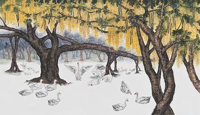 鵝思蕉情－鄭霈琪水墨創作論述