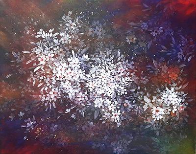 11作品十一 陳文慧 繁花盛景 77.5x92.5 2018