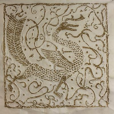 漢畫像石圖騰聯想與轉化–王玄雅繪畫創作研究-9-3