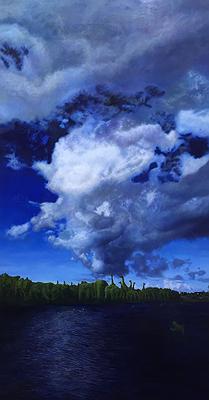 雲動系列-小搗蛋60x120cm2015