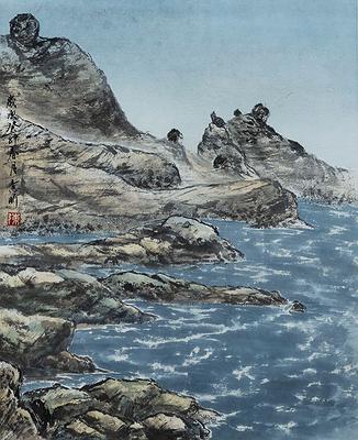 Gorgeous Craggy Rocks，Beautiful Scenery The Research of Landscape Art of Taiwanese North Coast in Ink Painting's Cover