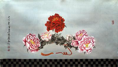 圖20徐麗敏〈花開富貴〉