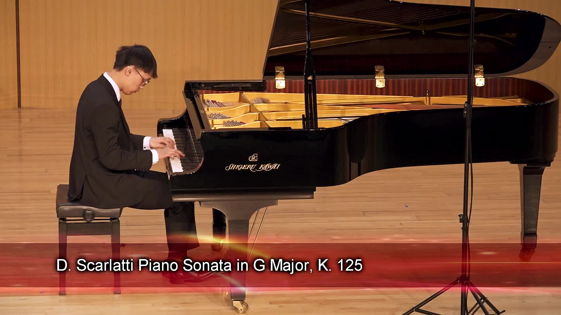 劉陛馬鋼琴獨奏會-02 D Scarlatti Piano Sonata in G Major K 125