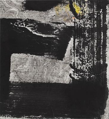 "When the black or white", virtual real or real virtual-Abstract painting by mixing Calligraphy, Chinese ink and Ceramic materials.'s Cover