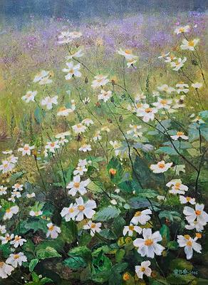 Floral Resonance and Subtle Traces: A Discourse on Huang Jih Hsiang’s Floral Oil Paintings's Cover