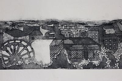 空缺 90x60cm凹版胚布的封面圖
