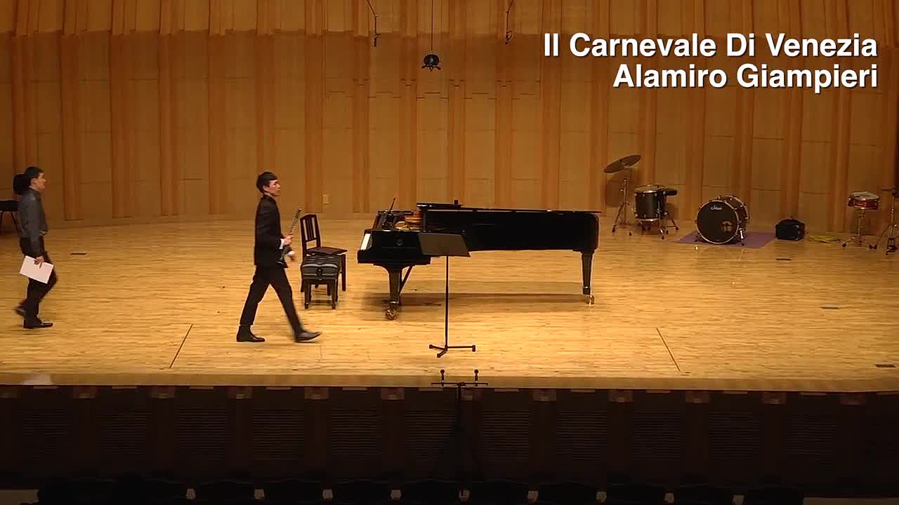 張昌傑碩士學位獨奏會與畢業音樂會-Alamiro Giampieri - Il Carnevale Di Venezia