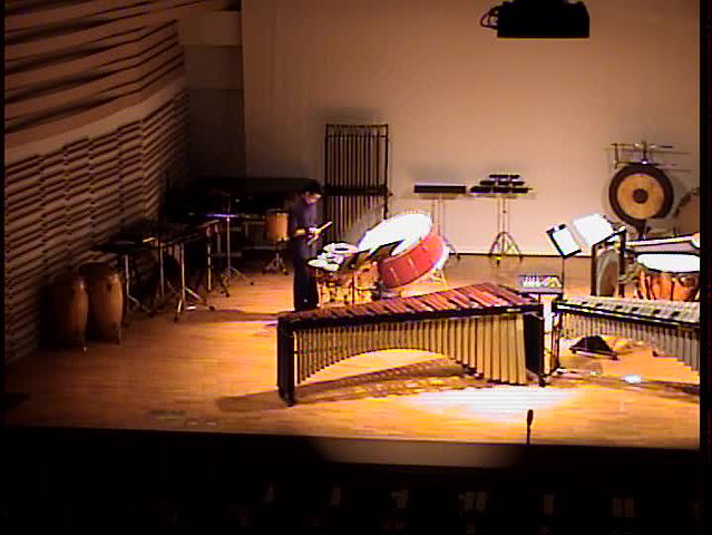 The research of percussion works by , Xenakis, Bach,Wei - Jr Liou, Taira,  Kopetzki, Keiko's Cover