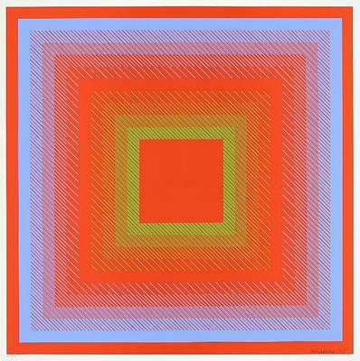 理查‧阿納基威治，光譜，紙，絹印版畫，1968