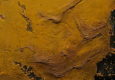 〈土黃 × 椅子〉（作品局部），152x112cm的封面圖