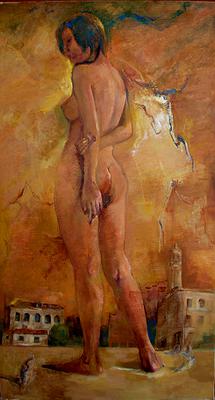 沈哲哉的繪畫思維與作品特色之研究-台南記憶50公分91公分