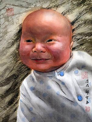生命的樂章－邱雪玉水墨創作之研究-11.〈寄望〉