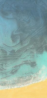 淼 - 輕撫  22×45cm  2013  墨.雲母粉.壓克力顏料 拷貝