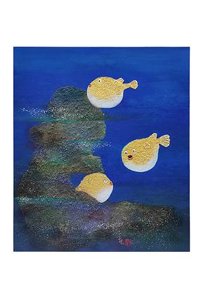 許深州膠彩繪畫藝術之研究 結界