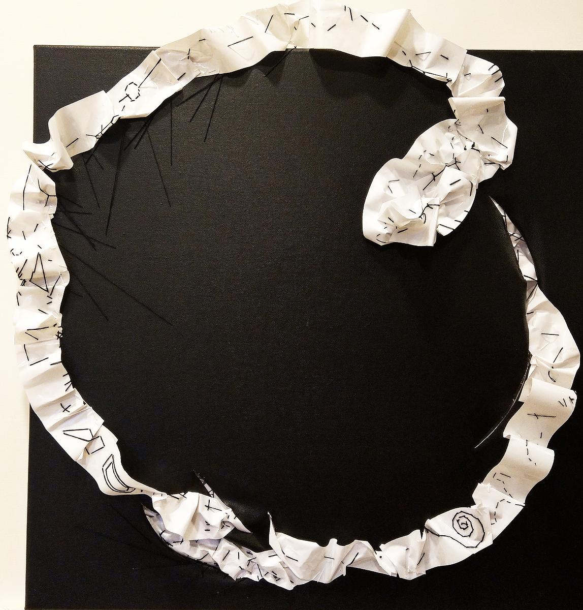 光影. 書寫_吳詠綺創作論述 作品二〈〇〉的封面圖