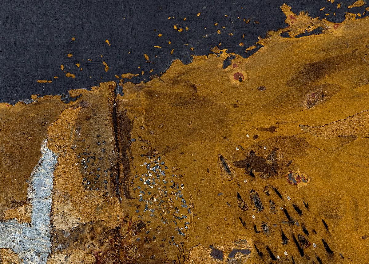 〈時間在牆的痕跡〉2（作品局部），160x123cm的封面圖