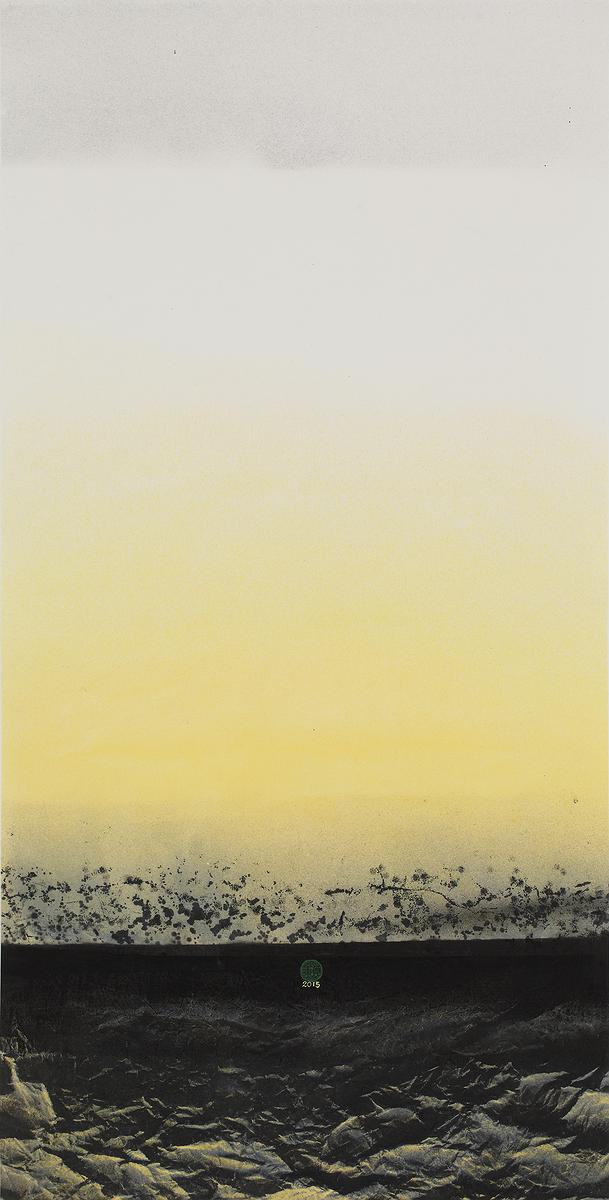 "When the black or white", virtual real or real virtual-Abstract painting by mixing Calligraphy, Chinese ink and Ceramic materials.'s Cover