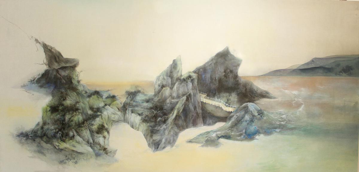 繪畫的識與視－潘家榆創作研究 01〈歸途〉的封面圖