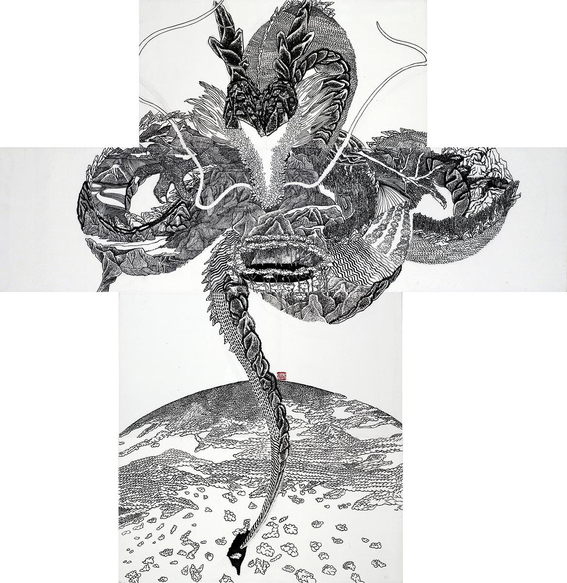 林澄〈Je ne sais pas encore-Je suis à Paris〉 2014140x135cm的封面圖