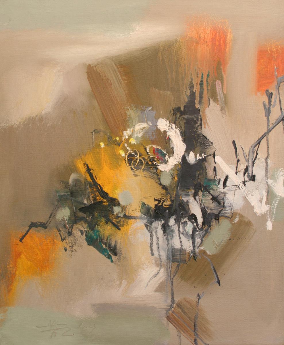 煥，45x38cm，2009，油彩畫布的封面圖