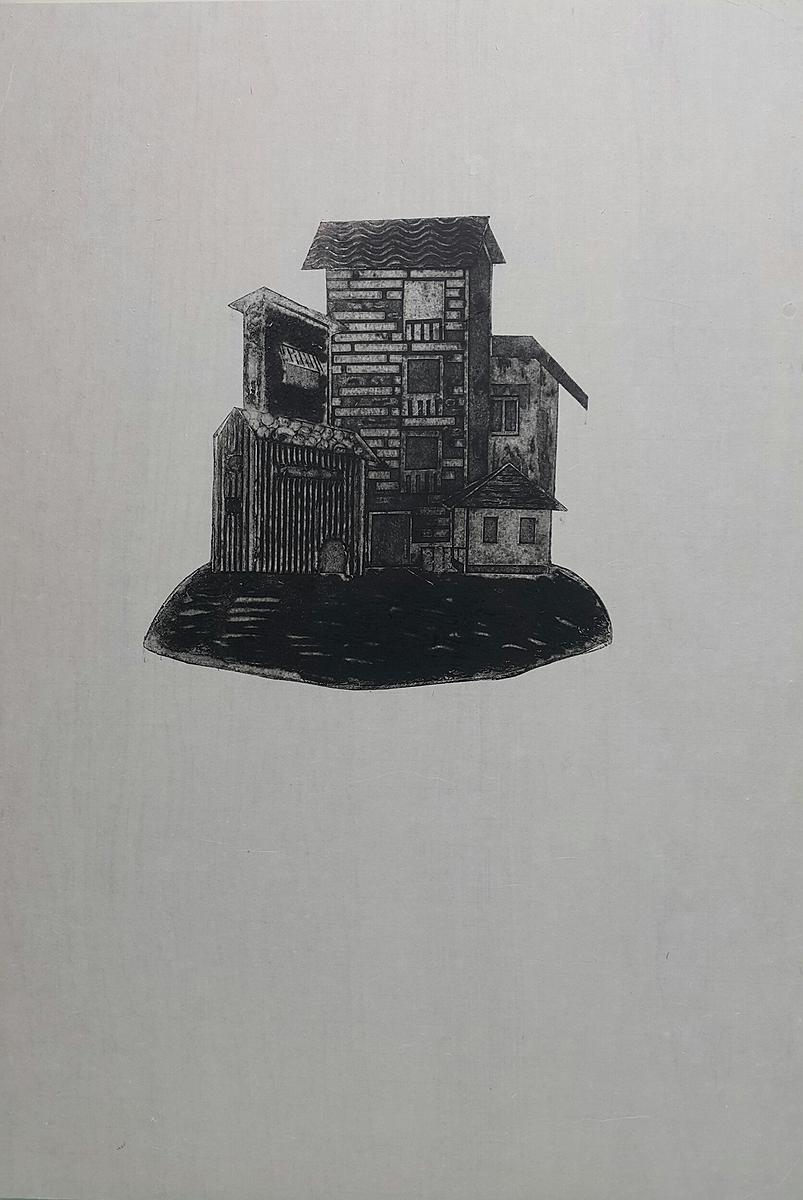 《Hello》，79x54cm，紙凹版，2017的封面圖