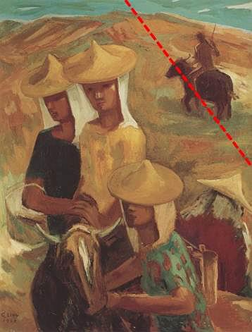 83 劉啟祥，〈小憩〉（構圖分析），1962-68。的封面圖